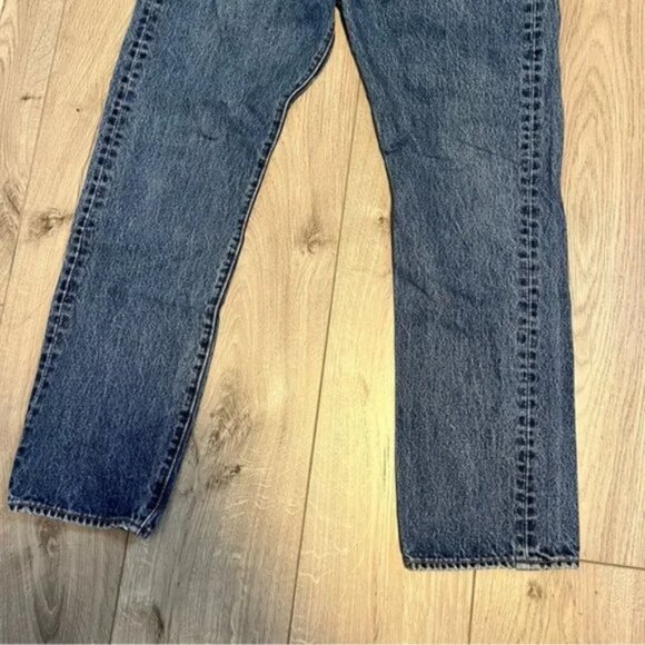 Levi’s straight leg high rise jeans light wash size 31 W - Picture 12 of 15